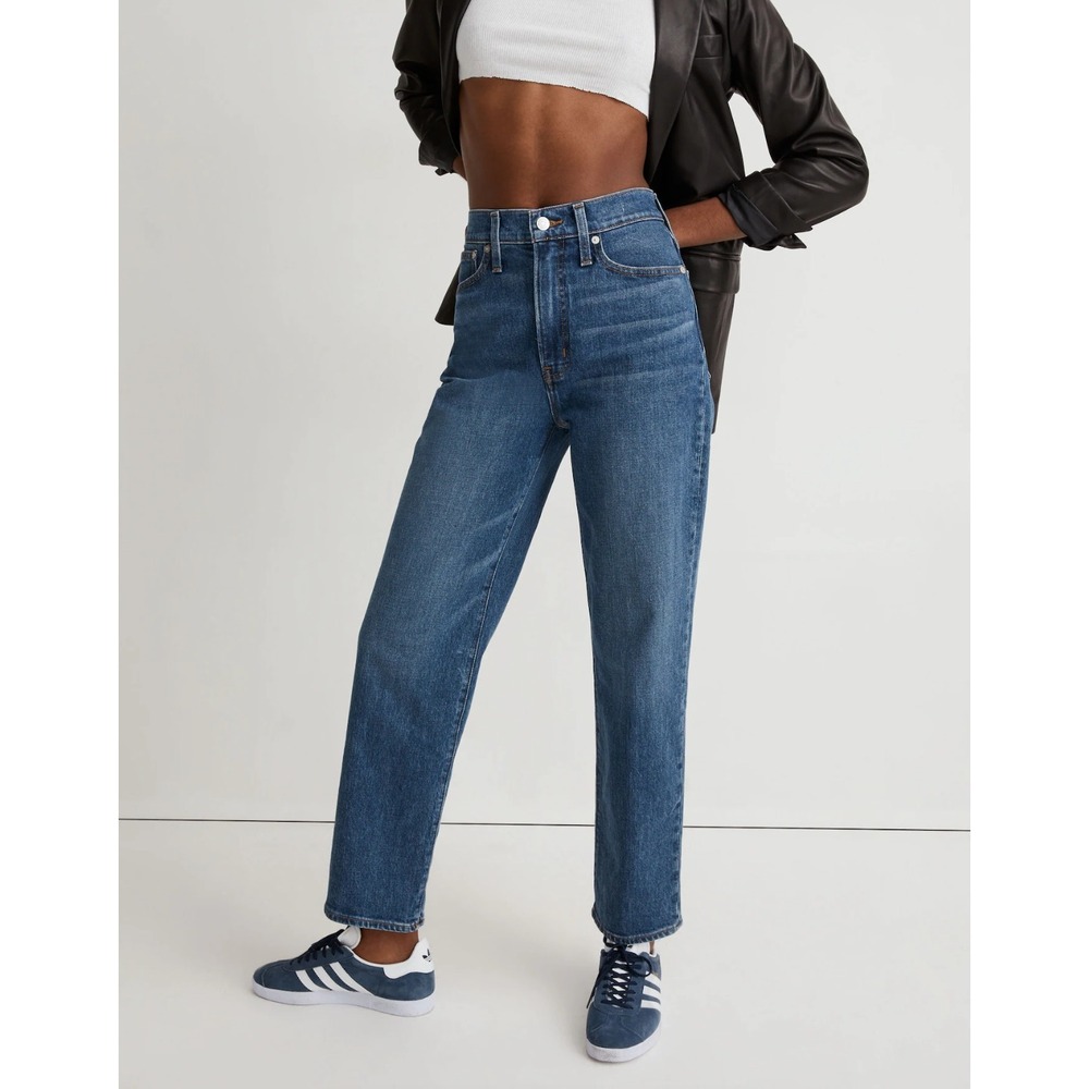 Madewell The Perfect Vintage Straight Jean Mayfield Wash Retro Size 32
